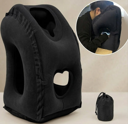 🔥LAST DAY SALE 49% OFF✨🔥 Inflatable Travel Neck Pillow for Airplane Sleep