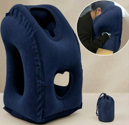 🔥LAST DAY SALE 49% OFF✨🔥 Inflatable Travel Neck Pillow for Airplane Sleep