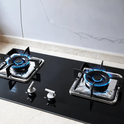 🔥LAST DAY SALE ONLY!! ✨BUY 1 GET 1 FREE!!!🔥 Disposable Stove Burner Protector, 10pcs Aluminum Foil Stove Burner Protector
