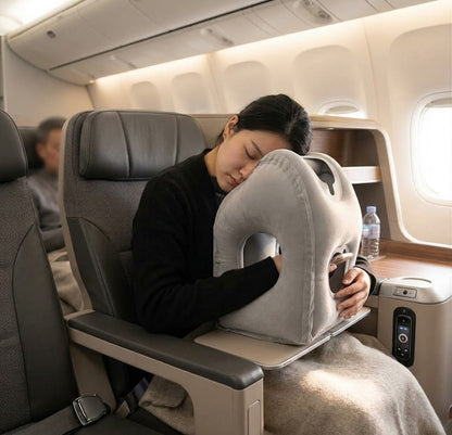 🔥LAST DAY SALE 49% OFF✨🔥 Inflatable Travel Neck Pillow for Airplane Sleep