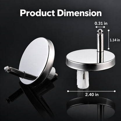 🔧2-pack of universal toilet seat expansion bolts - suitable for loose toilet seats