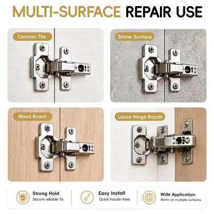 🔥LAST DAY SALE 49% OFF✨🔧High Strength Hinge Repair Screws | 6×14mm Door Hinge Thread Repair Screws Kit
